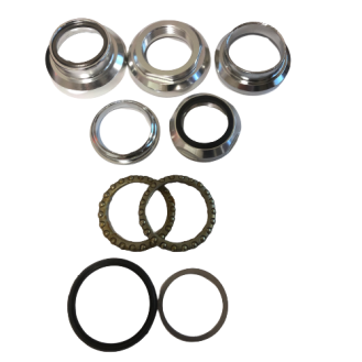 Headset 1 1/8'' Threaded Loose Ball Silver