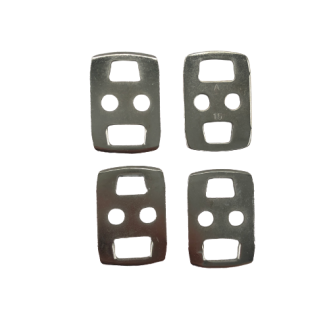 Pedal Corratec Spring Steel Plate Silver