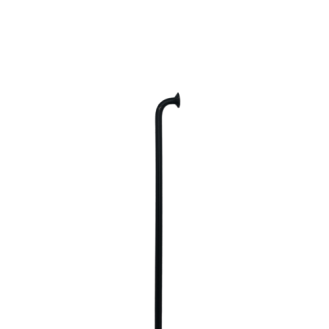 Spoke 15gx295 stl blk h6.2w/sil cu nipple