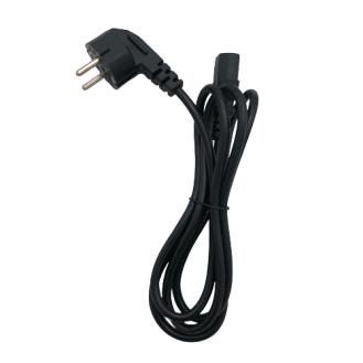 Cable Power Cord Euro SVT VW-1 Black