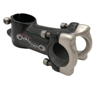 Stem Oval R900 80mm C25.4mm SC28.6mm Carbon Black